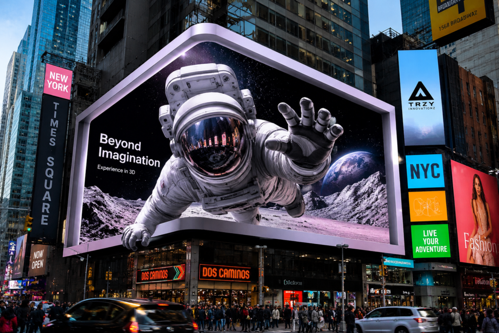 Creative 3d Billboard advertising services